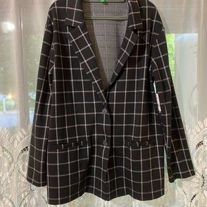 NEW with tags DIP soft grid blazer